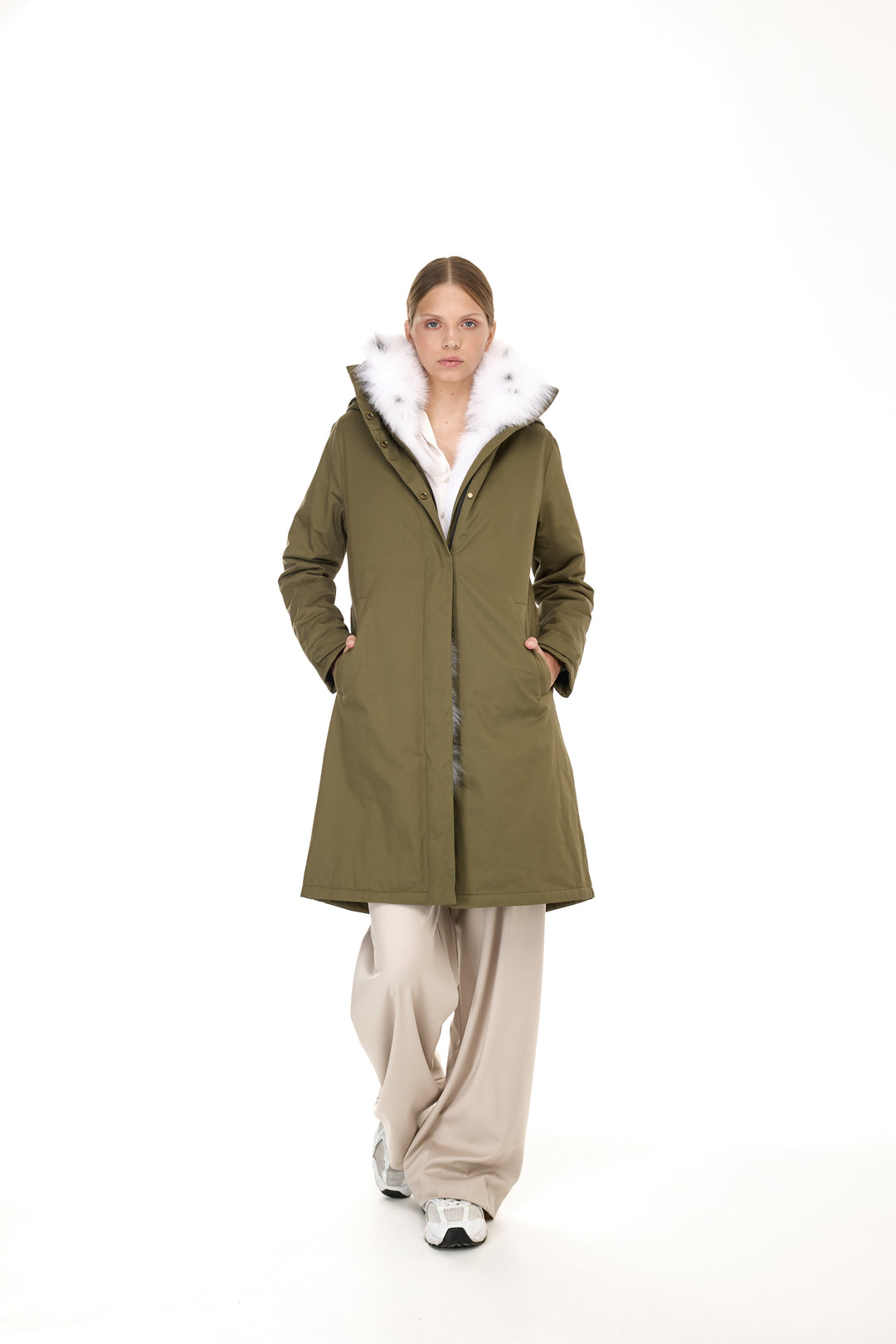 X-Long Elegant Long Parka Fox Linx Fox