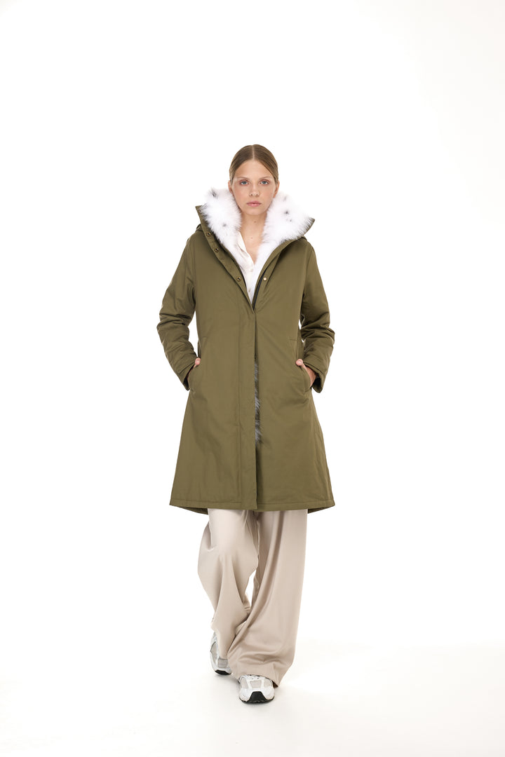 X-Long Elegant Long Parka Fox Linx Fox