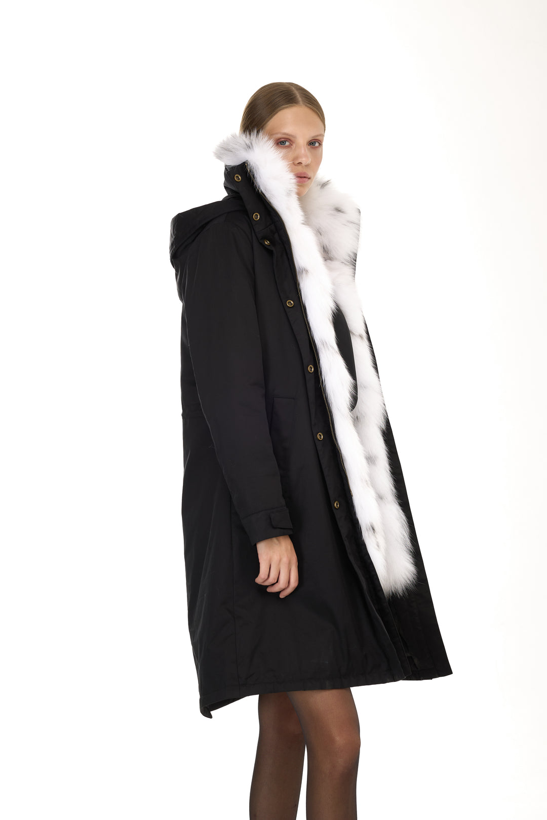 X-Long Elegant Long Parka Fox Linx Fox