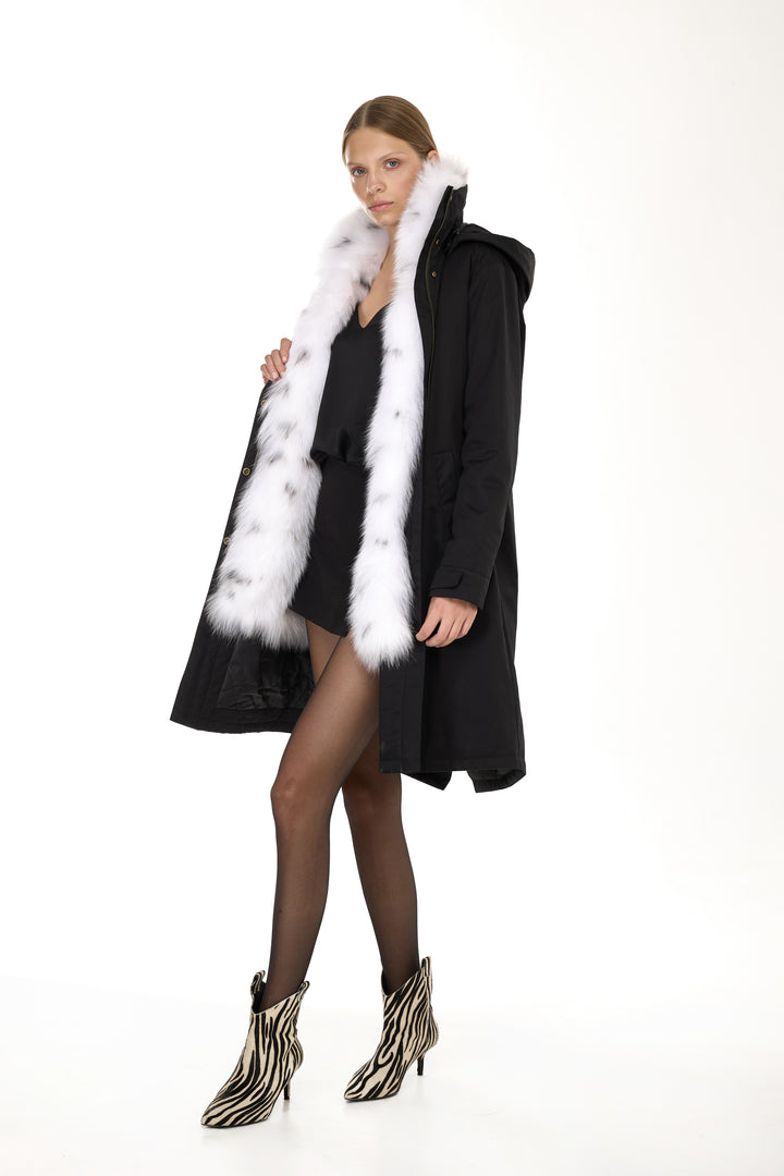 X-Long Elegant Long Parka Fox Linx Fox