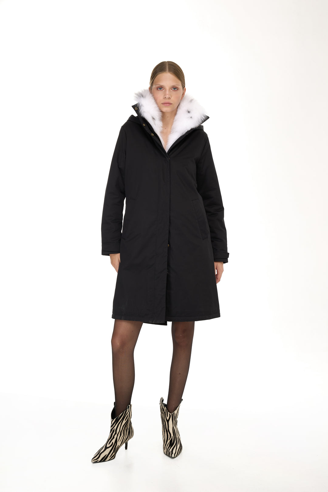 X-Long Elegant Long Parka Fox Linx Fox