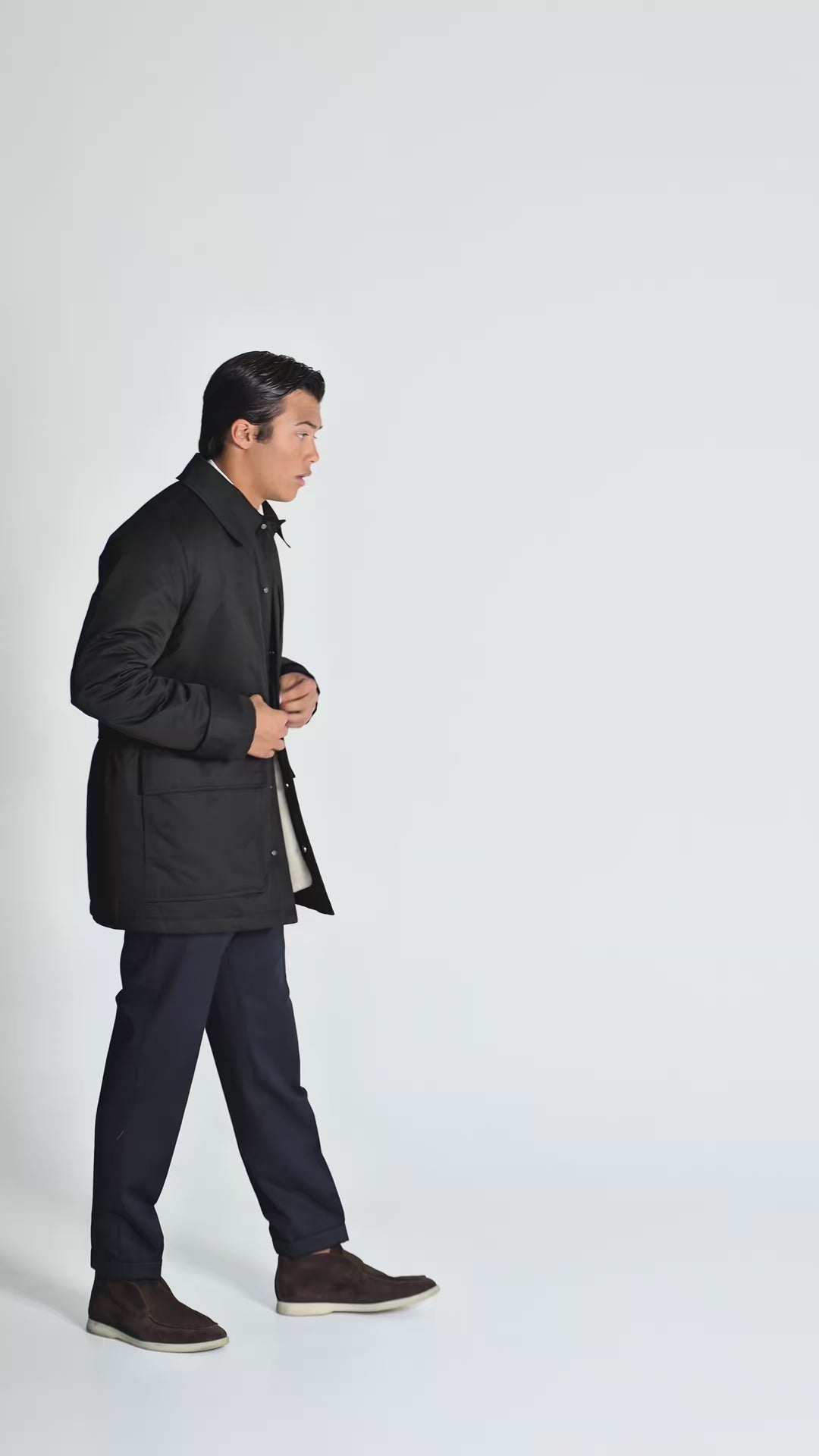 MEN FIELD JACKET WITH SPANISH MERINO LAMB